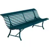 Image de Fermob - Banc avec dossier Louisiane - Bleu - Acier électrozingué - Designer Studio Fermob