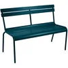 Image de Fermob - Banc avec dossier Luxembourg - Bleu - Aluminium laqué - Designer Frédéric Sofia