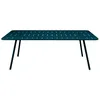 Image de Fermob - Table rectangulaire Luxembourg - Bleu - Aluminium laqué - Designer Frédéric Sofia