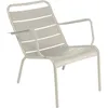Image de Fermob - Fauteuil bas Luxembourg - Gris - Aluminium laqué - Designer Frédéric Sofia