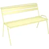 Image de Fermob - Banc avec dossier Monceau - Jaune - Acier peint - Designer Studio Fermob