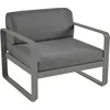 Image de Fermob - Fauteuil rembourré Bellevie - Gris - Tissu acrylique - Designer Pagnon & Pelhaître