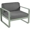 Image de Fermob - Fauteuil rembourré Bellevie - Gris - Tissu acrylique - Designer Pagnon & Pelhaître