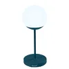 Image de Fermob - Lampe extérieur sans fil rechargeable Mooon - Bleu - Polyéthylène - Designer Tristan Lohner