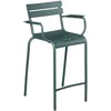 Image de Fermob - Tabouret haut empilable Luxembourg - Gris - Aluminium - Designer Frédéric Sofia