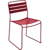 Image de Fermob - Chaise empilable Surprising - Rouge - Acier - Designer Harald Guggenbichler