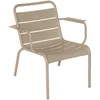 Image de Fermob - Fauteuil lounge Luxembourg - Beige - Aluminium - Designer Frédéric Sofia
