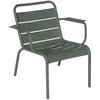 Image de Fermob - Fauteuil lounge Luxembourg - Vert - Aluminium - Designer Frédéric Sofia