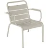 Image de Fermob - Fauteuil lounge Luxembourg - Gris - Aluminium - Designer Frédéric Sofia
