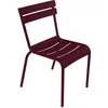 Image de Fermob - Chaise empilable Luxembourg - Violet - Aluminium laqué - Designer Frédéric Sofia