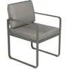 Image de Fermob - Fauteuil de repas rembourré Bellevie - Beige - Mousse polyuréthane HR - Designer Pagnon & Pelhaître