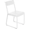 Image de Fermob - Chaise Bellevie - Blanc - Aluminium - Designer Pagnon & Pelhaître