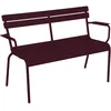 Image de Fermob - Banc avec dossier Luxembourg - Violet - Aluminium - Designer Frédéric Sofia
