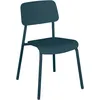 Image de Fermob - Chaise empilable Studie - Bleu - Aluminium - Designer Tristan Lohner