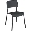 Image de Fermob - Chaise empilable Studie - Noir - Aluminium - Designer Tristan Lohner