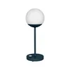 Image de Fermob - Lampe extérieur sans fil rechargeable Mooon - Bleu - Aluminium - Designer Tristan Lohner