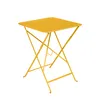 Image de Fermob - Table carrée Bistro - Jaune - Acier laqué - Designer Studio Fermob
