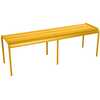 Image de Fermob - Banc Luxembourg - Jaune - Aluminium laqué - Designer Frédéric Sofia