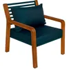 Image de Fermob - Fauteuil rembourré Somerset - Bleu - Tissu outdoor déperlant - Designer Studio Fermob