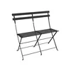 Image de Fermob - Banquette pliante Bistro - Noir - Acier - Designer Studio Fermob
