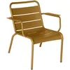 Image de Fermob - Fauteuil lounge Luxembourg - Jaune - Aluminium - Designer Frédéric Sofia