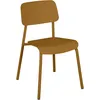 Image de Fermob - Chaise empilable Studie - Jaune - Aluminium - Designer Tristan Lohner