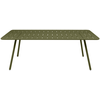 Image de Fermob - Table rectangulaire Luxembourg - Vert - Aluminium laqué - Designer Frédéric Sofia