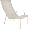 Image de Fermob - Fauteuil lounge empilable Cadiz - Gris - Toile Batyline - Designer Antoine Lesur