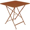 Image de Fermob - Table carrée Bistro - Orange - Acier laqué - Designer Studio Fermob
