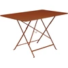 Image de Fermob - Table rectangulaire Bistro - Orange - Acier laqué - Designer Studio Fermob