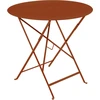 Image de Fermob - Table ronde Bistro - Orange - Acier laqué - Designer Studio Fermob