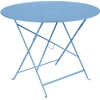 Image de Fermob - Table ronde Bistro - Bleu - Acier laqué - Designer Studio Fermob