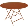Image de Fermob - Table ronde Bistro - Orange - Acier laqué - Designer Studio Fermob