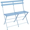Image de Fermob - Banquette pliante Bistro - Bleu - Acier - Designer Studio Fermob