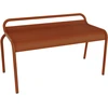 Image de Fermob - Banc empilable Luxembourg - Orange - Aluminium - Designer Frédéric Sofia