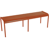 Image de Fermob - Banc Luxembourg - Orange - Aluminium - Designer Frédéric Sofia