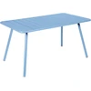 Image de Fermob - Table rectangulaire Luxembourg - Bleu - Aluminium laqué - Designer Frédéric Sofia