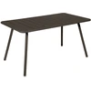 Image de Fermob - Table rectangulaire Luxembourg - Marron - Aluminium laqué - Designer Frédéric Sofia