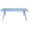 Image de Fermob - Table rectangulaire Luxembourg - Bleu - Aluminium laqué - Designer Frédéric Sofia