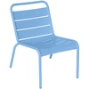 Image de Fermob - Chaise lounge Luxembourg - Bleu - Aluminium - Designer Frédéric Sofia