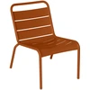 Image de Fermob - Chaise lounge Luxembourg - Orange - Aluminium - Designer Frédéric Sofia