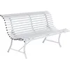 Image de Fermob - Banc avec dossier Louisiane - Blanc - Acier électrozingué - Designer Studio Fermob