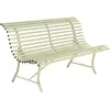 Image de Fermob - Banc avec dossier Louisiane - Vert - Acier électrozingué - Designer Studio Fermob