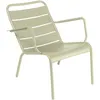 Image de Fermob - Fauteuil bas Luxembourg - Vert - Aluminium laqué - Designer Frédéric Sofia