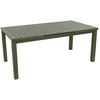 Image de Table de jardin extensible - Santorin - aluminium kaki - 180/240 x 100 x 76 cm - 8 à 10 personnes - allonge automatique