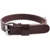 Image de Collier double épaisseur cuir vachette pour chien Martin Sellier 20/45 Marron TU 3002829
