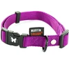 Image de Collier réglable nylon pour chien Martin Sellier 16-30/45 Violet S 3005946