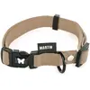Image de Collier pour chien nylon réglable classique Martin Sellier M Beige 20x40/55 cm 3005952
