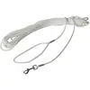 Image de Laisse pour chien cordon nylon Martin Sellier Blanc 15 m 3005387