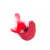 Image de Jouet peluche pour chat poule Martin Sellier Rouge TU 3009992